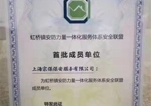 服务民生做贡献  立足本职谱新篇 ——宗保公司获得“虹桥镇安防力