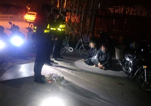 醉酒男乘车拒付钱  司机无奈求助保安 ——宗保公司驻惠南园区辅警