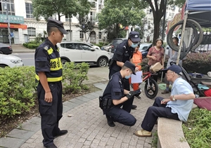 醉酒老人不识路  保安悉心送回家——浙江民泰驻星桥市容项目队员