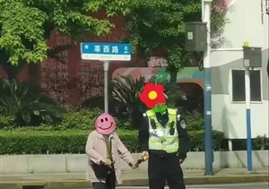 老人回家难招车 队员帮助获称赞 —闵行莘庄梅陇辅警项目队员帮助