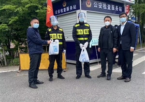 崇明区庙镇领导看望慰问宗保员工