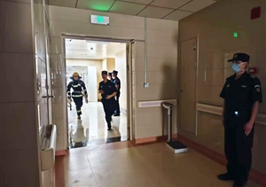 宗保公司项目参与上海浦江医院消防疏散演练